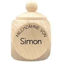 Milchzahndose mit Namen