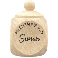 Milchzahndose mit Namen
