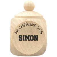 Milchzahndose mit Namen