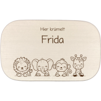 Frühstücksbrettchen mit Motiv und Name...