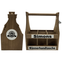 Männerhandtasche "Opener" mit Namen und...
