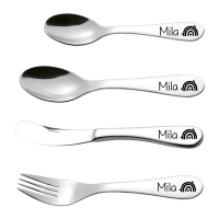 Kinderbesteck mit Name und Motiv