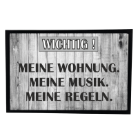 Fußmatte mit Spruch