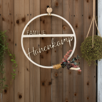 Holzring "Hoop" mit Familienname