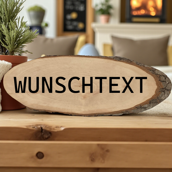 Holzscheibe "Deko" selbst gestalten
