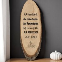 Holzscheibe "Deko" selbst gestalten