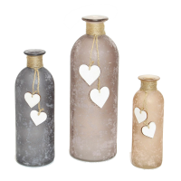 Vase "Herzchen" 3er-Set
