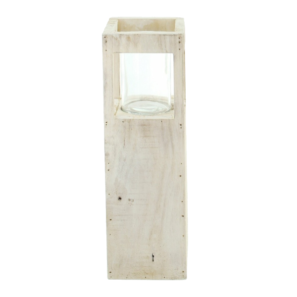 Windlichtsäule "Shabby Charme" klein