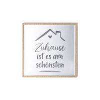 LED-Spiegelbox "Zuhause"