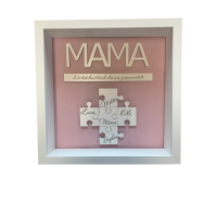 Puzzlebild-Rahmen "Mama" mit Namen