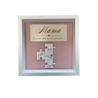 Puzzlebild-Rahmen "Mama" mit Namen