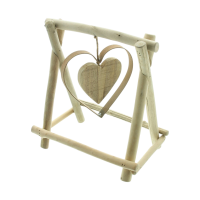 Holzdeko "Swinging Heart"