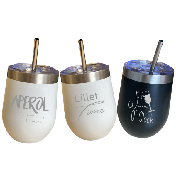 Weinbecher "To Go" mit Spruch