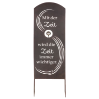 Metallstecker "Zeit"
