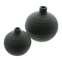 Deko-Vase "Noir" 2er-Set