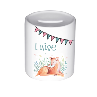 Spardose "Keramik" mit Name und Motiv