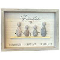 Steinbild "Familie"