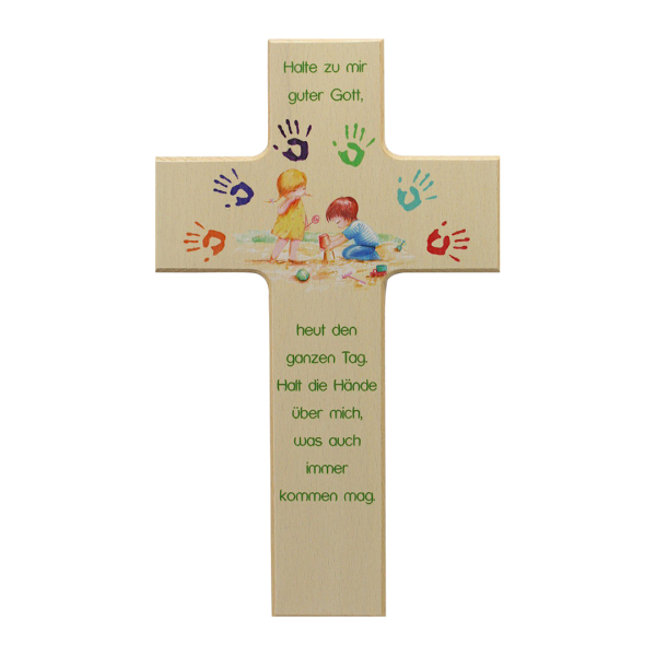 Kinderkreuz "Halt die Hände über mich"