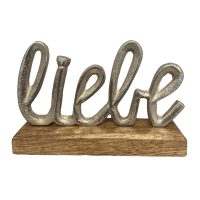 Schriftzug "liebe"