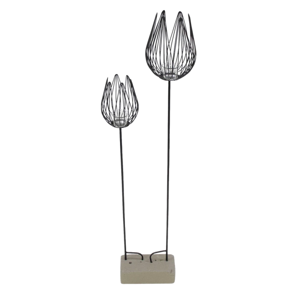 Gartenstecker "Windlicht" 2er Set