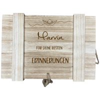 Erinnerungskiste mit Namen