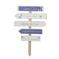 MDF-Gartenstecker "Schmetterlingstanz"