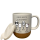 Tasse "Korksockel" mit Spruch und Namen "Papa"