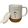 Tasse "Korksockel" mit Spruch und Namen "Papa"