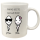Tasse "OneTone" mit Spruch und Namen "Papa"