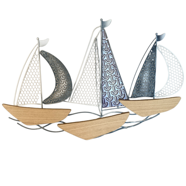 Wandrelief "3 Schiffe"