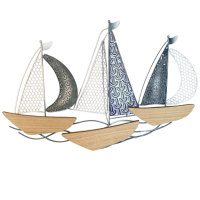 Wandrelief "3 Schiffe"