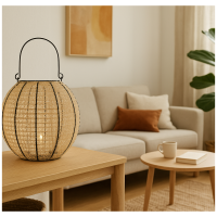 Laterne "Webart" beige