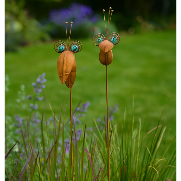 Gartenstecker "Vogelplausch" 2er Set