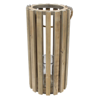Holzlaterne "Recycling-Chic"
