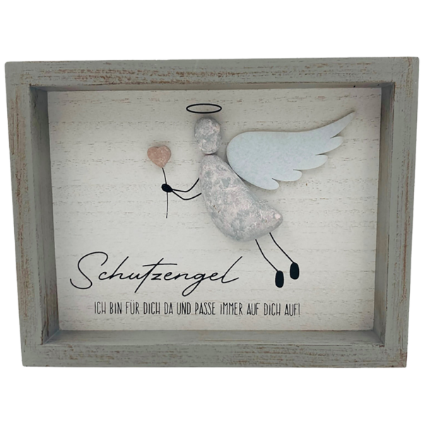 Steinbild "Engel" Schutzengel ich bin für dich da