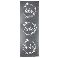 Wandrelief "Lebe Liebe Lache"