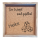 Würfelbrett mit Spruch und Name