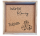 Würfelbrett mit Spruch und Name