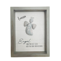 Steinbild "Engel" mit Name