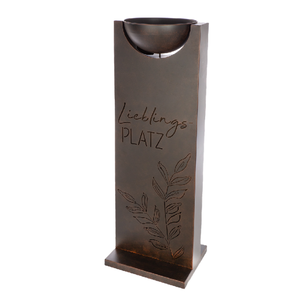 Schalenständer "Lieblingsplatz" braun
