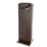 Schalenständer "Lieblingsplatz" braun