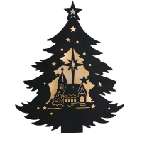 LED-Wanddeko "Weihnachtsbaum"