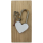 Liebesschloss auf Holz selbst gestalten
