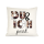 Kissen in Leinenoptik mit Spruch "Liebe"