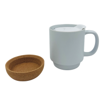Tasse "Korksockel" mit Spruch und Name "Liebe"
