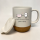 Tasse "Korksockel" mit Spruch und Name "Liebe"