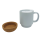 Tasse "Korksockel" mit Spruch und Name "Liebe"