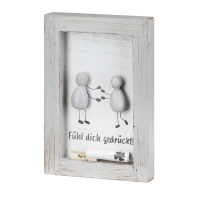 Steinbild "Gute Besserung" mit Spruch