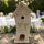 Vogelhaus mit Namen "Hochzeit" Wäscheleine