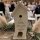 Vogelhaus mit Namen "Hochzeit" Zweige
